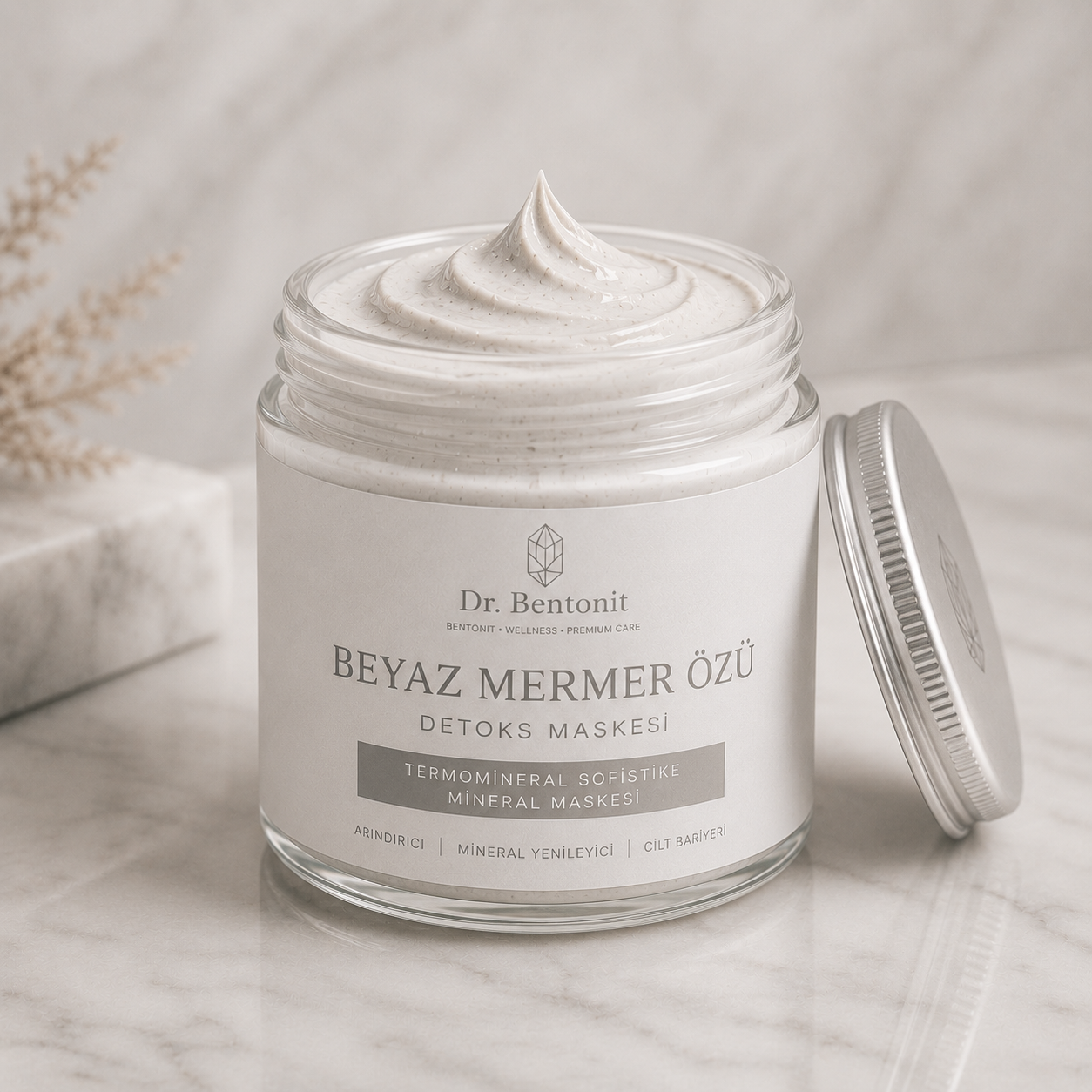 Beyaz Mermer Özü Mineral Detoks Maskesi