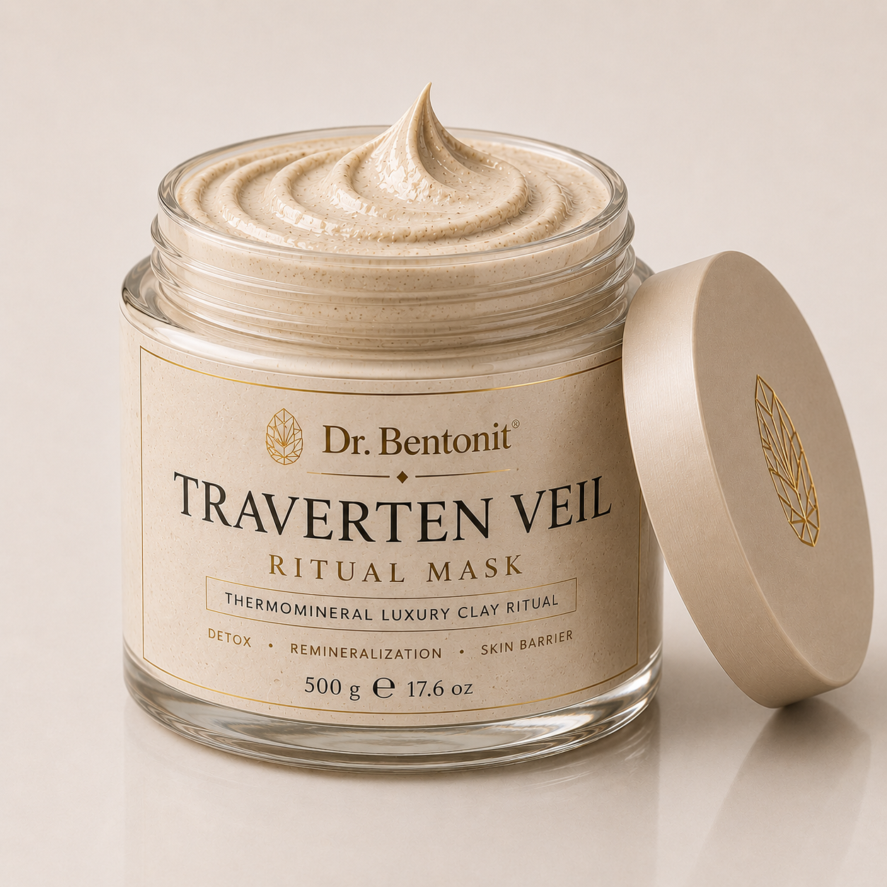 Travertine Veil Ritual Mask