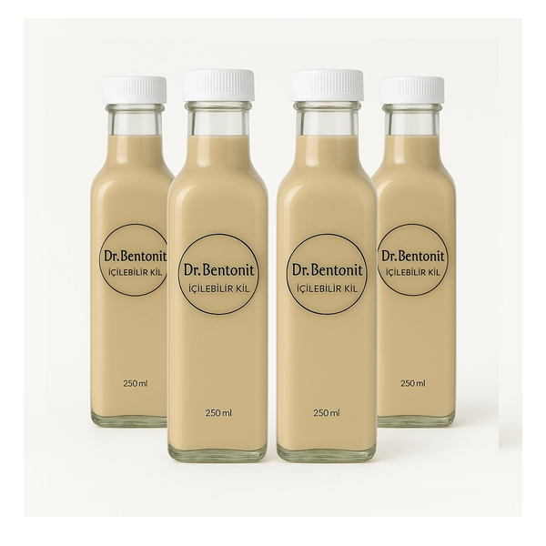 Dr. Bentonit İçilebilir Kil (Cam Şişe 1 Litre)
