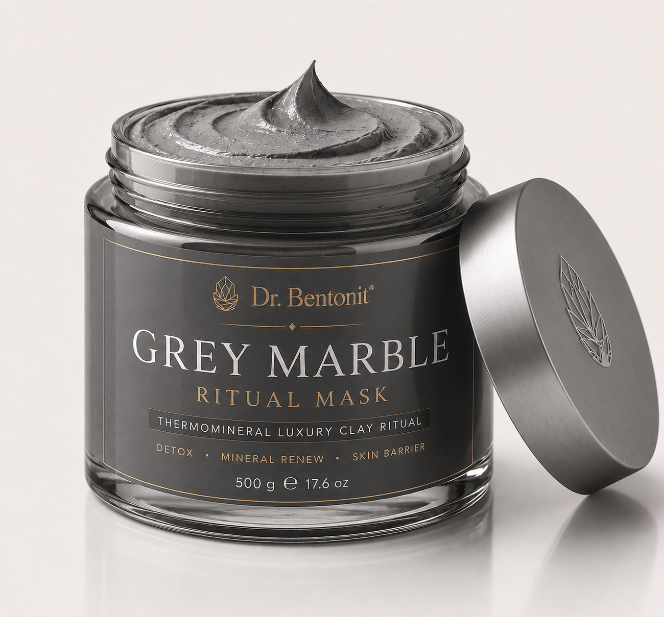 Grey Marble Ritual Mask